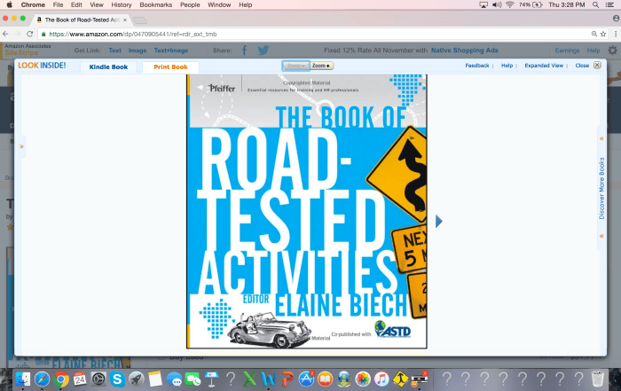 Book cover with road signs and car illustration.